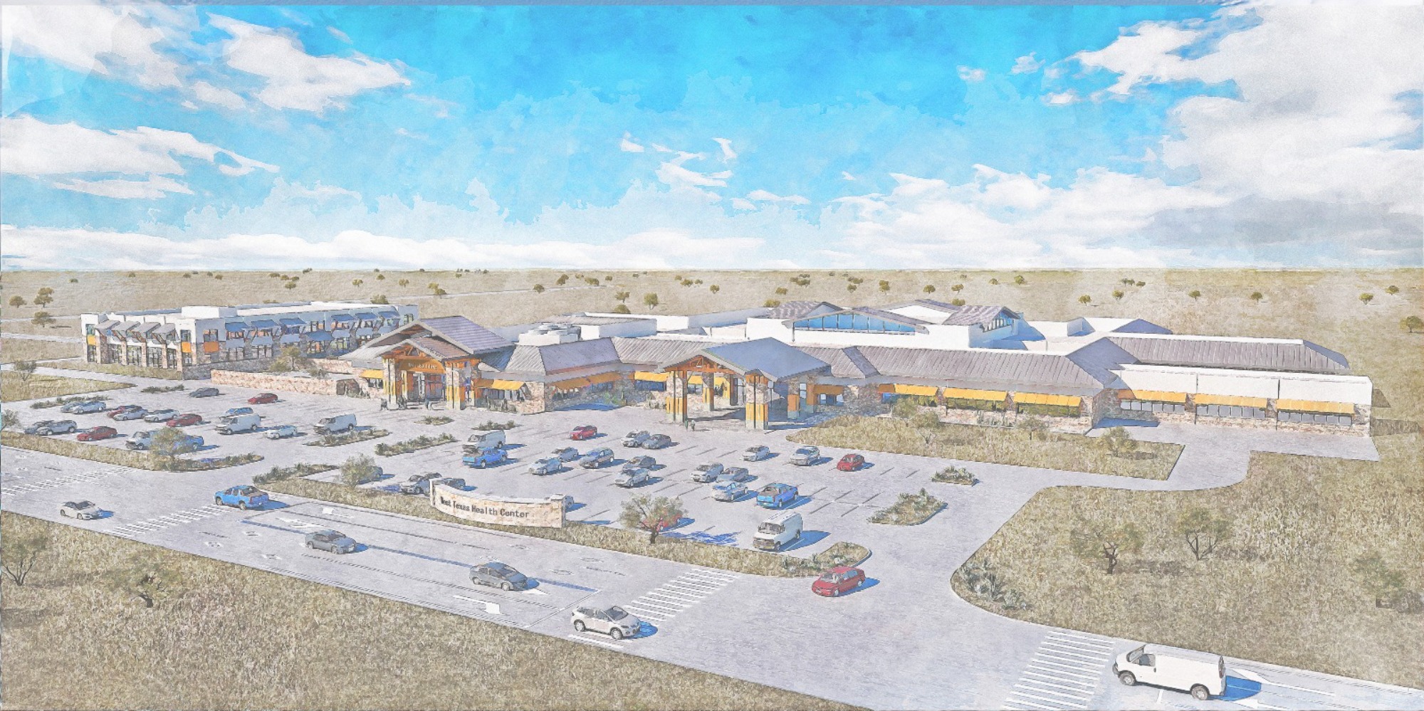 Conceptual Watercolor Rendering for Broaddus Planning